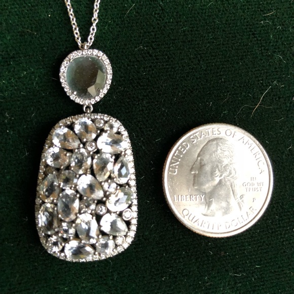 SOLD❌14k Meira T White Sapphire and Diamond neckla - Picture 8 of 8